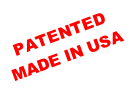 PATENTED
MADE IN USA
